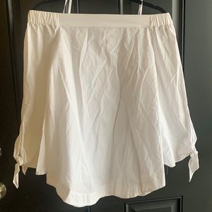 FREE PEOPLE off-the-shoulder shirt top